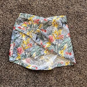 zara crisscross skirt